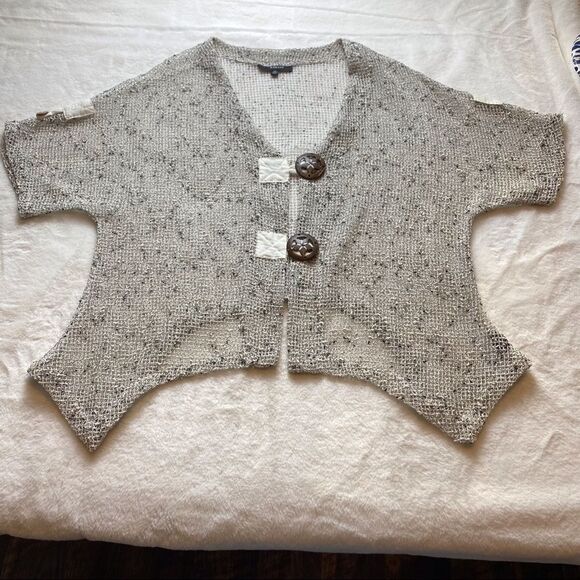Kaktus Open Knit 2 Large Front Button Cardigan/Cover Size Large - Picture 1 of 11